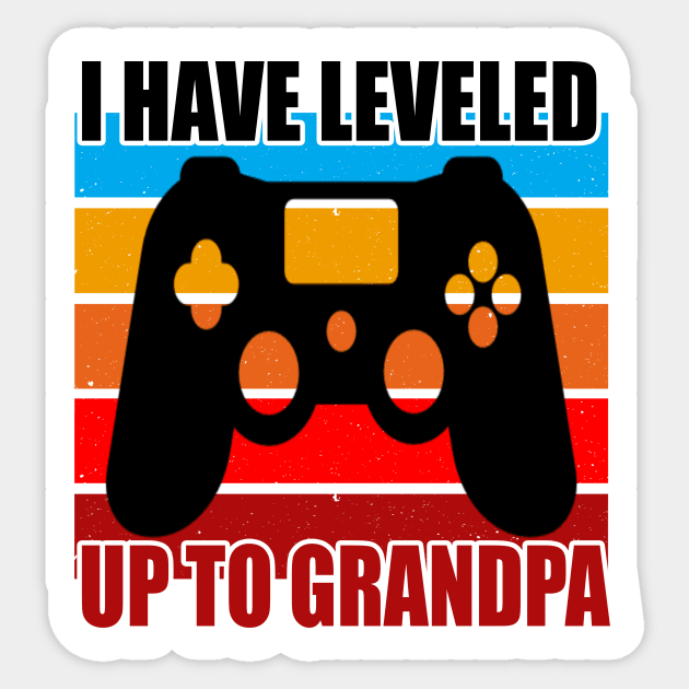 I have leveled my grandpa couple | wife and grandpa grandma for gaming and play Sticker by stylechoc